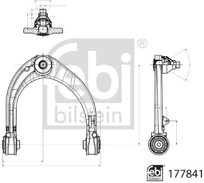 Control/Trailing Arm, wheel suspension 177841 - image 2