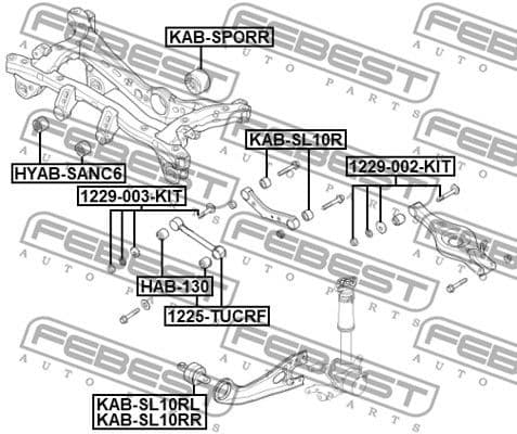 Control/Trailing Arm, wheel suspension 1225-TUCRF - image 2