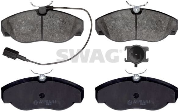 Brake Pad Set, disc brake 70 91 6391