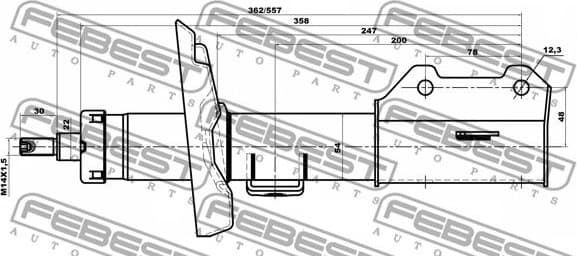 Shock Absorber 10660580FL - image 2