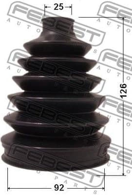 Bellow, drive shaft 0317P-RE20 - image 2