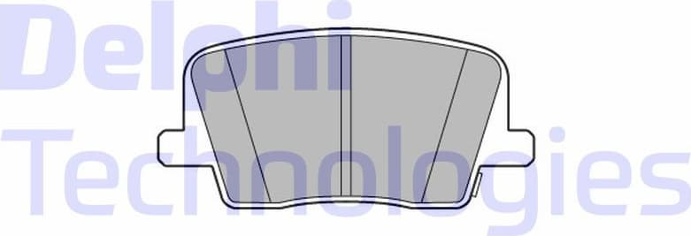 Brake Pad Set, disc brake LP3581
