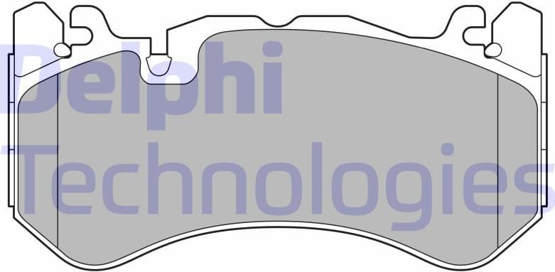 Brake Pad Set, disc brake LP3589