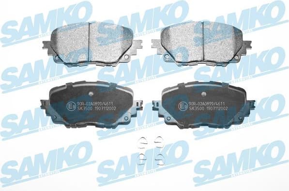 Brake Pad Set, disc brake 5SP2002