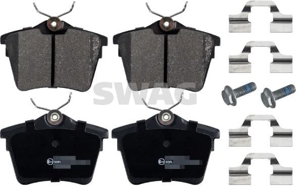 Brake Pad Set, disc brake 62 91 6548