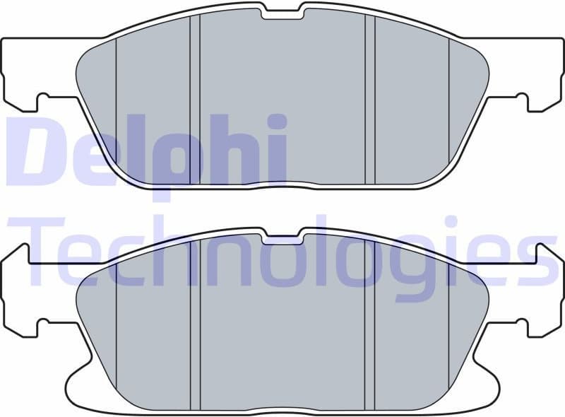 Brake Pad Set, disc brake LP3536