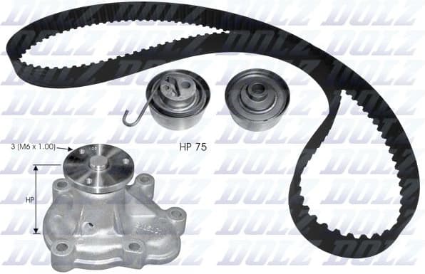 Water Pump & Timing Belt Kit KD137