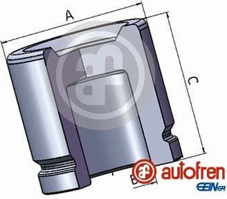 Piston, brake caliper D025791