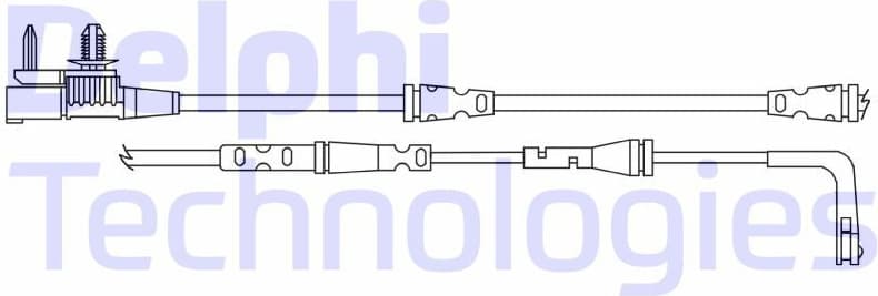 Warning Contact, brake pad wear LZ0315