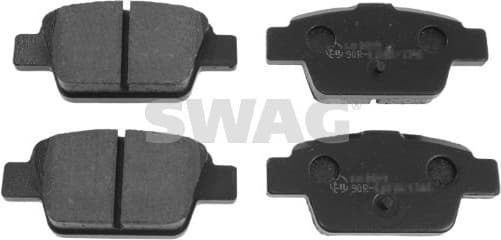 Brake Pad Set, disc brake 70 91 6556