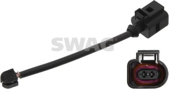 Warning Contact, brake pad wear 30 93 4498