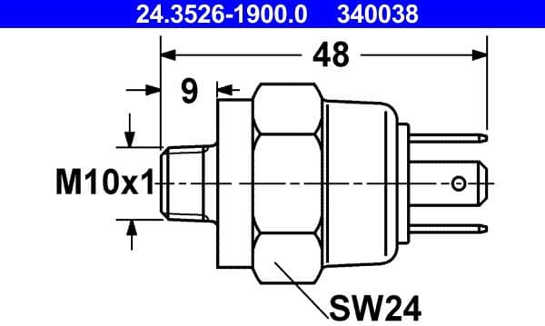 Stop Light Switch 24.3526-1900.0