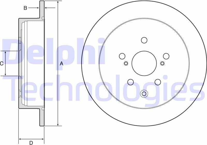 Brake discs kit rear, (2pcs) BG4919C
