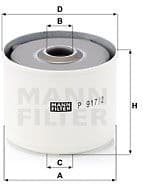 Fuel Filter P 917/2 x