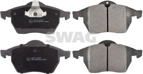Brake Pad Set, disc brake 40 91 6107