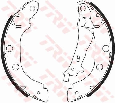 Brake Shoe Set GS8655 - image 2