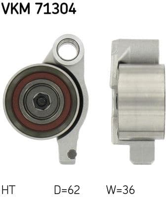 Tensioner Pulley, timing belt VKM 71304 - image 2