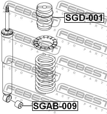 Rubber Buffer, suspension SGD-001 - image 2