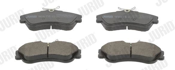 Brake Pad Set, disc brake Jurid White Low Dust 571966JC