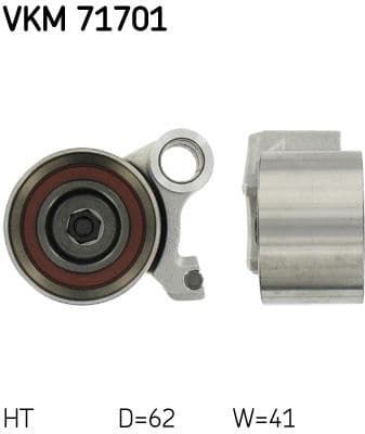 Tensioner Pulley, timing belt VKM 71701 - image 2