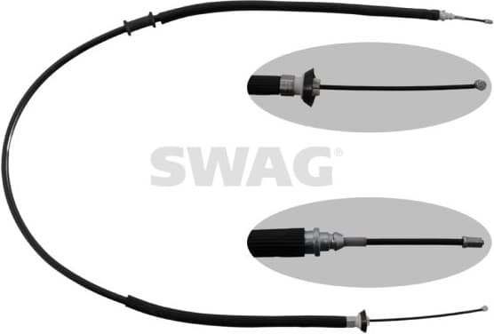 Cable Pull, parking brake 70 94 9619