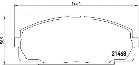Brake Pad Set, disc brake PRIME LINE P 83 092