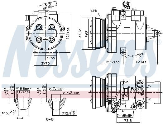 Compressor, air conditioning ** FIRST FIT ** 890624 - image 6