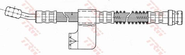Brake Hose PHD618 - image 4