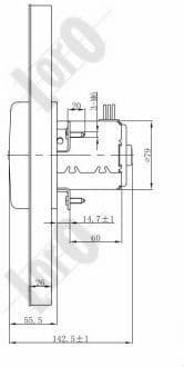 Fan, engine cooling LORO 053-014-0001 - image 4