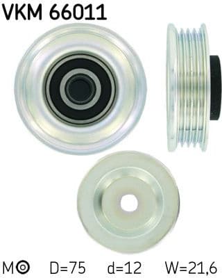 Belt Tensioner, V-ribbed belt VKM 66011 - image 2