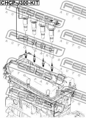 Plug, coil CHCP-J300-KIT - image 2