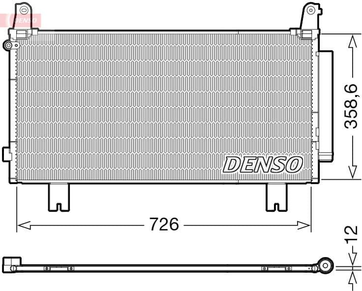 Condenser, air conditioning DCN40032