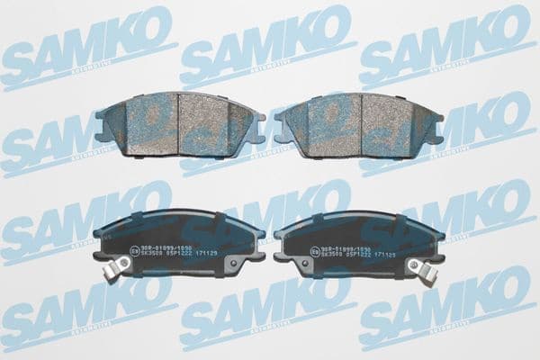 Brake Pad Set, disc brake 5SP1222