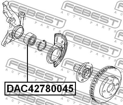 Wheel Bearing DAC42780045 - image 2