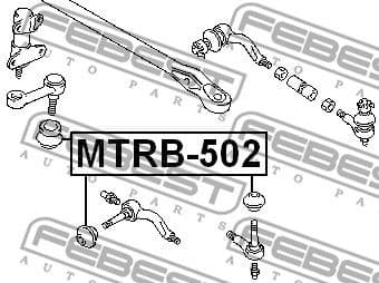 Repair Kit, tie rod end MTRB-502 - image 2
