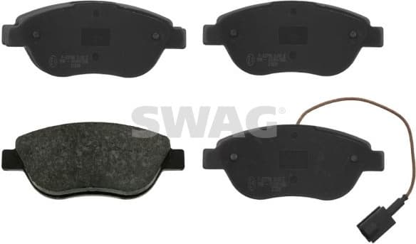 Brake Pad Set, disc brake 70 91 6554
