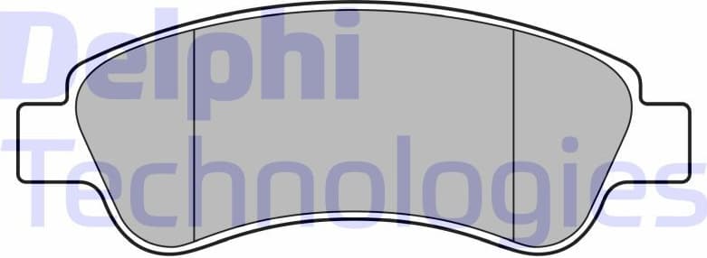 Brake Pad Set, disc brake LP3660