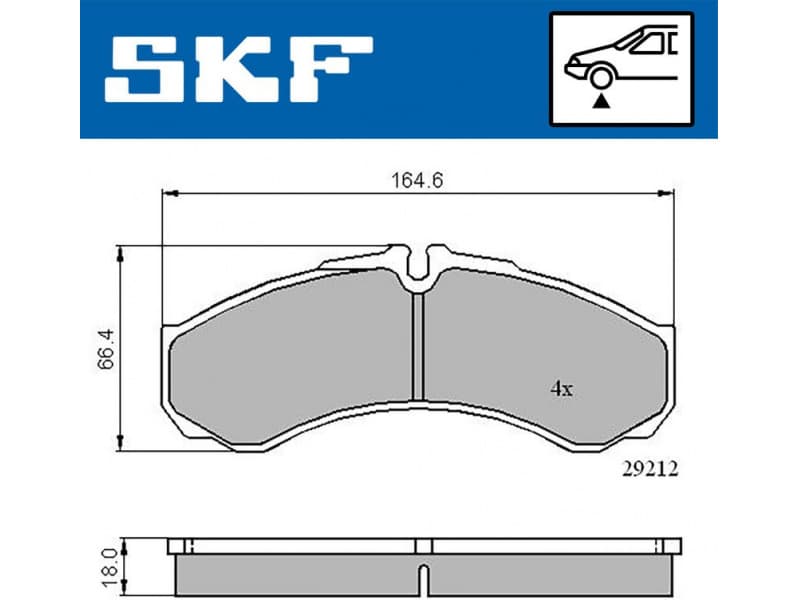 Brake Pad Set, disc brake VKBP80507