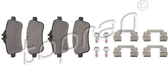 Brake Pad Set, disc brake 409 502