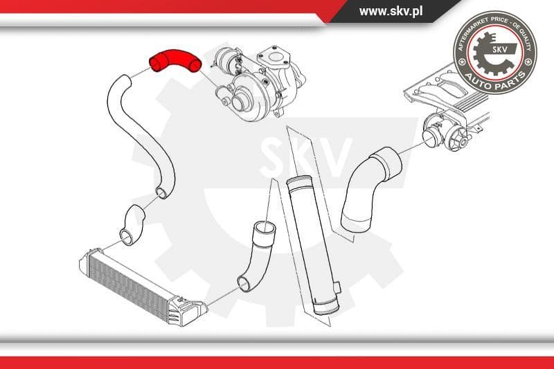 Charge Air Hose 24SKV531