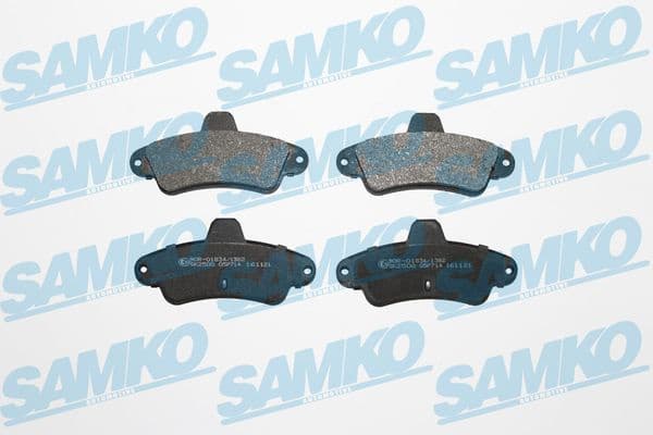 Brake Pad Set, disc brake 5SP714