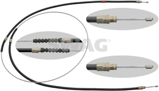 Cable Pull, parking brake 62 91 7903