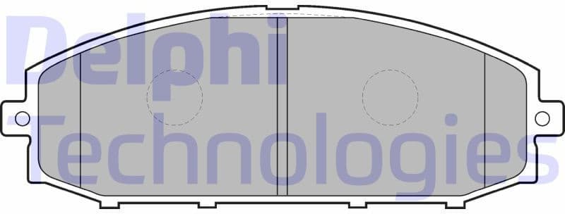 Brake Pad Set, disc brake LP1305