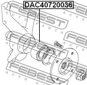 Wheel Bearing DAC40720036 - image 2