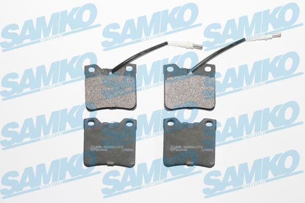 Brake Pad Set, disc brake 5SP330