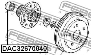 Wheel Bearing DAC32670040 - image 2