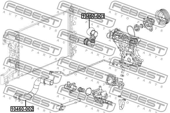 Radiator Hose 10460-002 - image 2