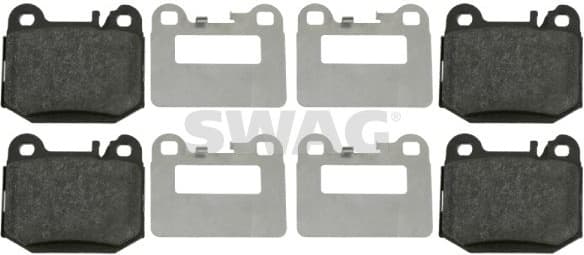Brake Pad Set, disc brake 10 91 6437