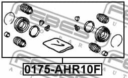 Repair Kit, brake caliper 0175-AHR10F