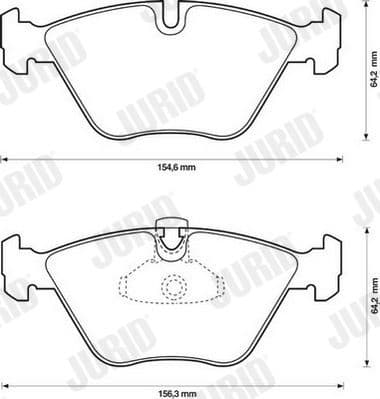 Brake Pad Set, disc brake 573002J - image 2